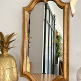 Old rectangular gilded mirror 43 x 21 cm
