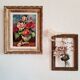 Peinture tableau ancien bouquet