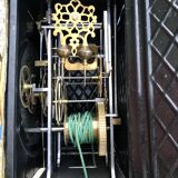 Comtoise clock in cherry style Louis XV period 19th region Fougères.