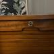 Vintage “notary” curtain cabinet