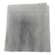 Old linen sheet, fine, embroidered with monogram BB, button closure, 72 x 7.