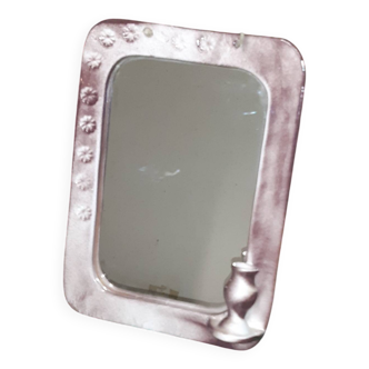 Miroir vintage en céramique