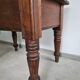 Rustic antique French farmhouse work table, Louis Philippe island