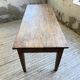Pine and oak + walnut farmhouse table 1950