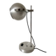 Eye ball lamp space age brushed metal 70s