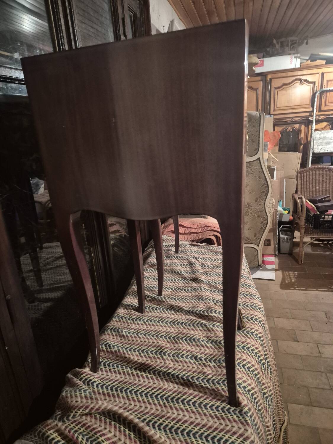 Cheves tables Marking 782 in rosewood and beach wood.