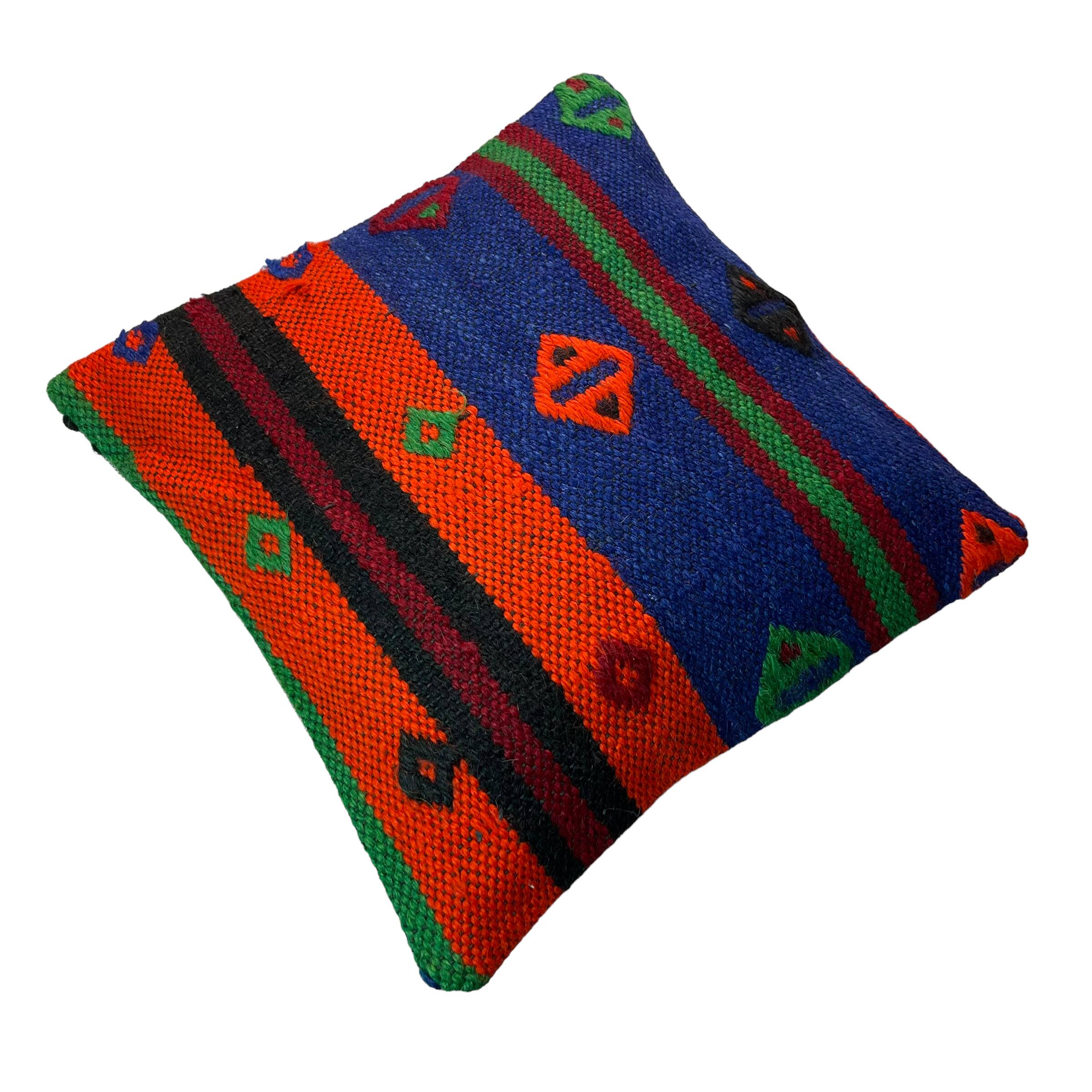 HOUSSE DE COUSSIN KILIM TURC VINTAGE, 40 X 40 CM