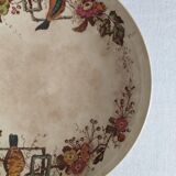 Ironstone compote E. Bourgeois Grand Dépôt Birds