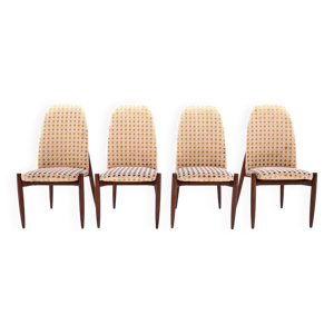 ensemble de 4 chaises, - 1950