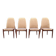 Set of 4 chairs, Czechoslovakia, 1950s. After renovation