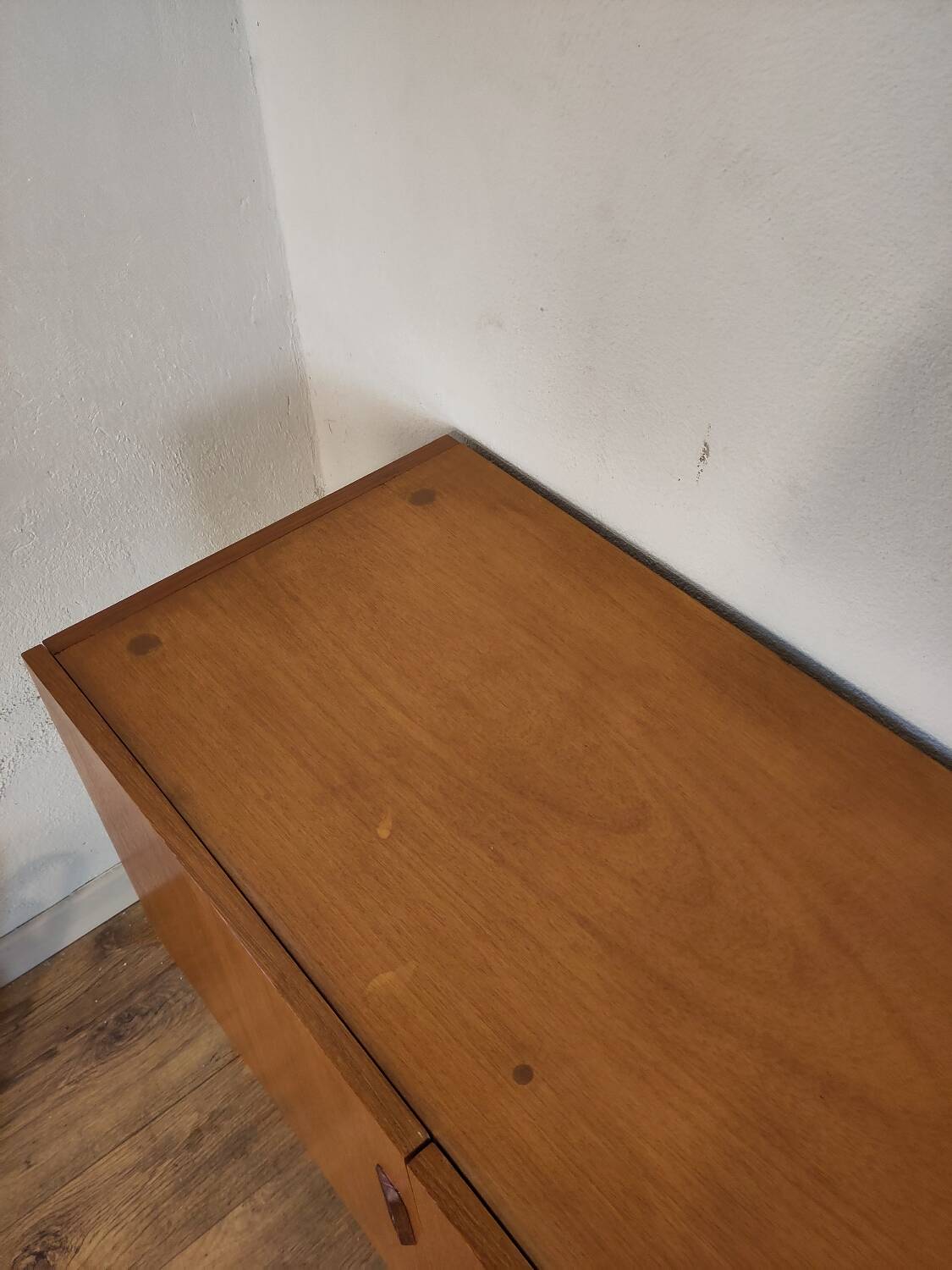 Scandinavian teak and metal sideboard