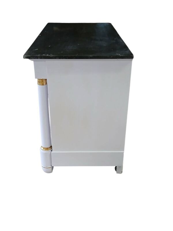 Commode de style empire, 19ème, peinte