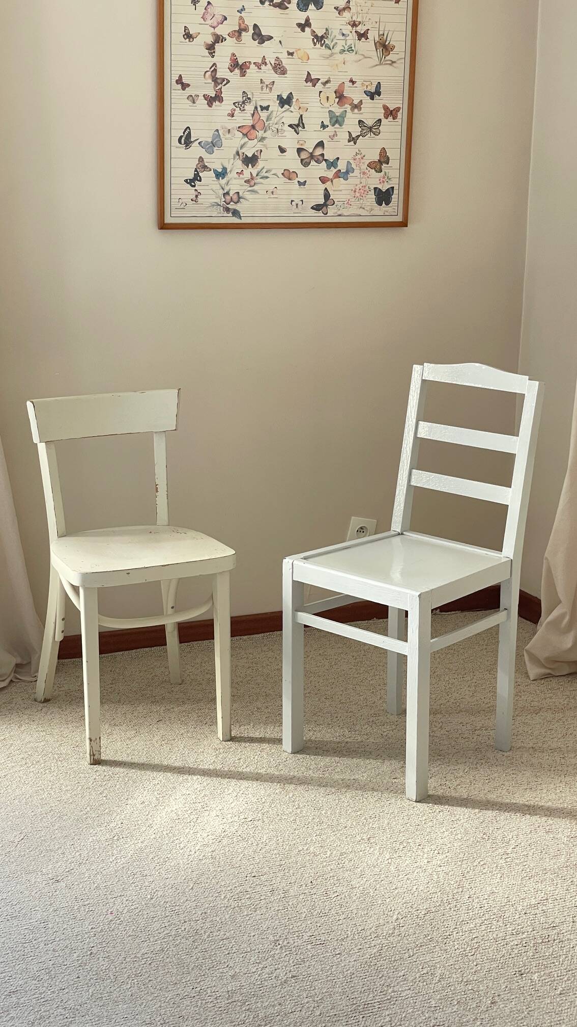 Paire de chaises bistrot vintage