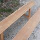 Paires de bancs en merisier bois brut