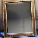 Old painted wooden frame