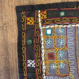 Oriental tablecloth with mirror and embroidery