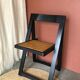 Set de 4 chaises pliantes cannées