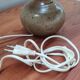 Table lamp in stoneware varnishes berengeville