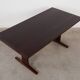 Table en chêne, design danois, années 1970, fabriquée par Farstrup Møbler.