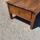 Oak farmhouse coffee table nineteenth century 160cm 2 drawers