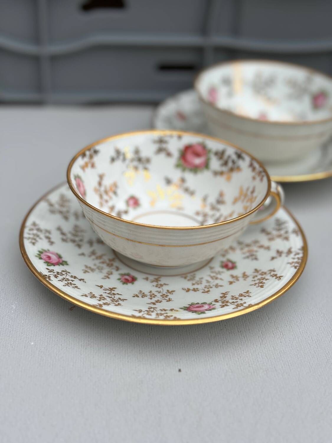 4 Limoges tea cups