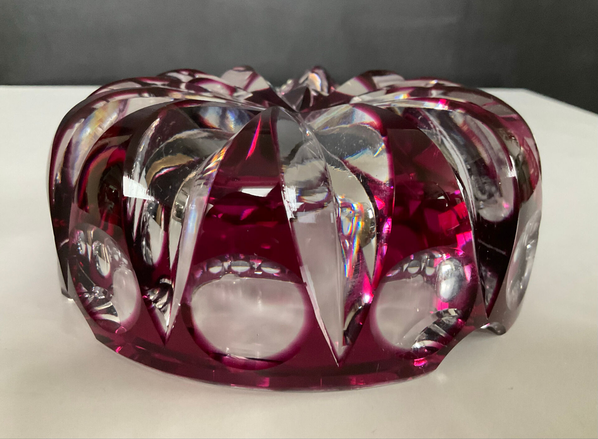 Crystal vide poche from Saint Louis from the 1970s.