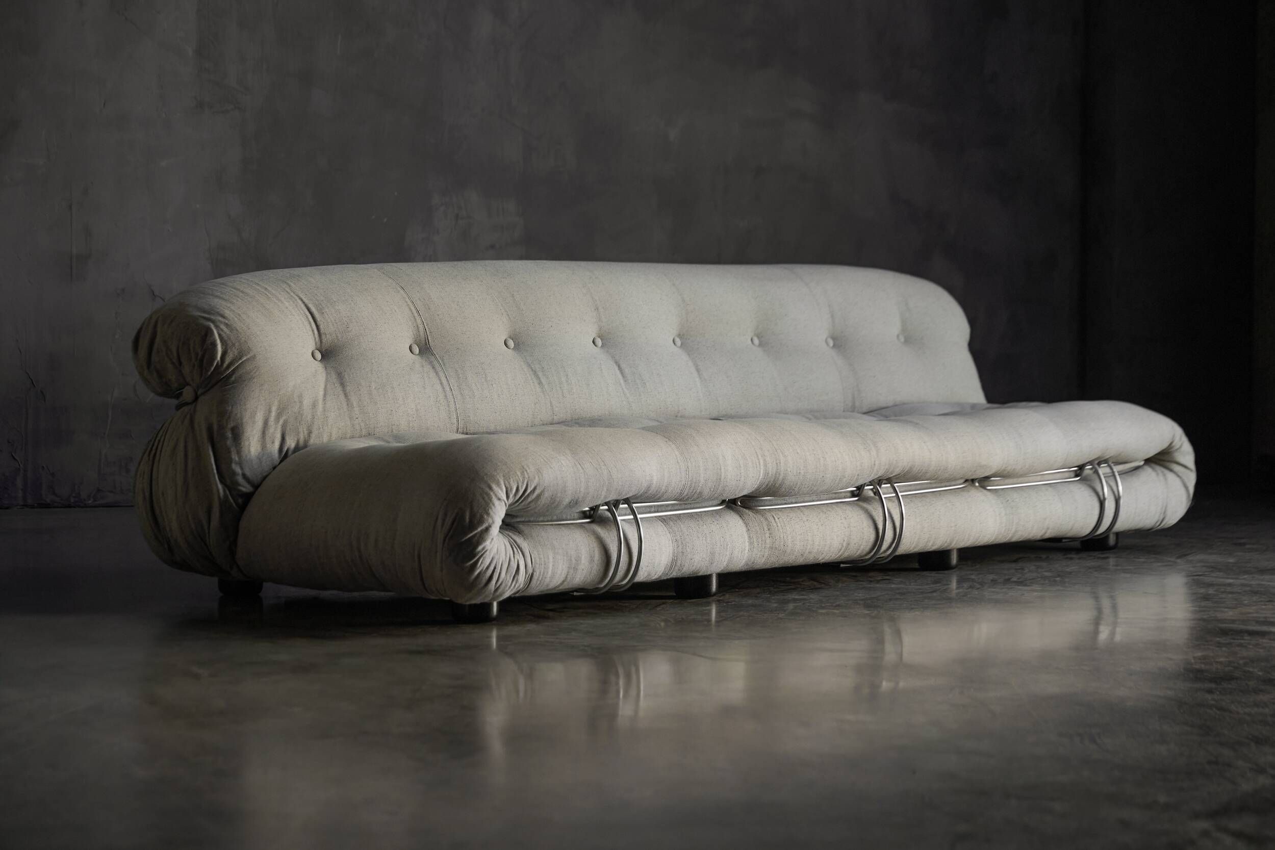 Soriana sofa by Afra and Tobia Scarpa for Cassina, Italy, 1970s