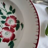 Large round serving platter sarreguemines, epernay model