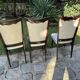 Set of 6 high back dining chairs from the 1950s - 1960s