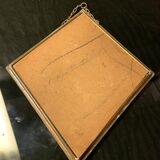 Barber mirror in diamond 31x26cm