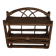 Vintage rattan shelf