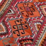3x10 Vintage Persian Kilim Runner Rug, 97x299Cm