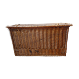 Ancient rattan wicker trunk