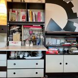 Vintage secretary bookcase from the 70s
