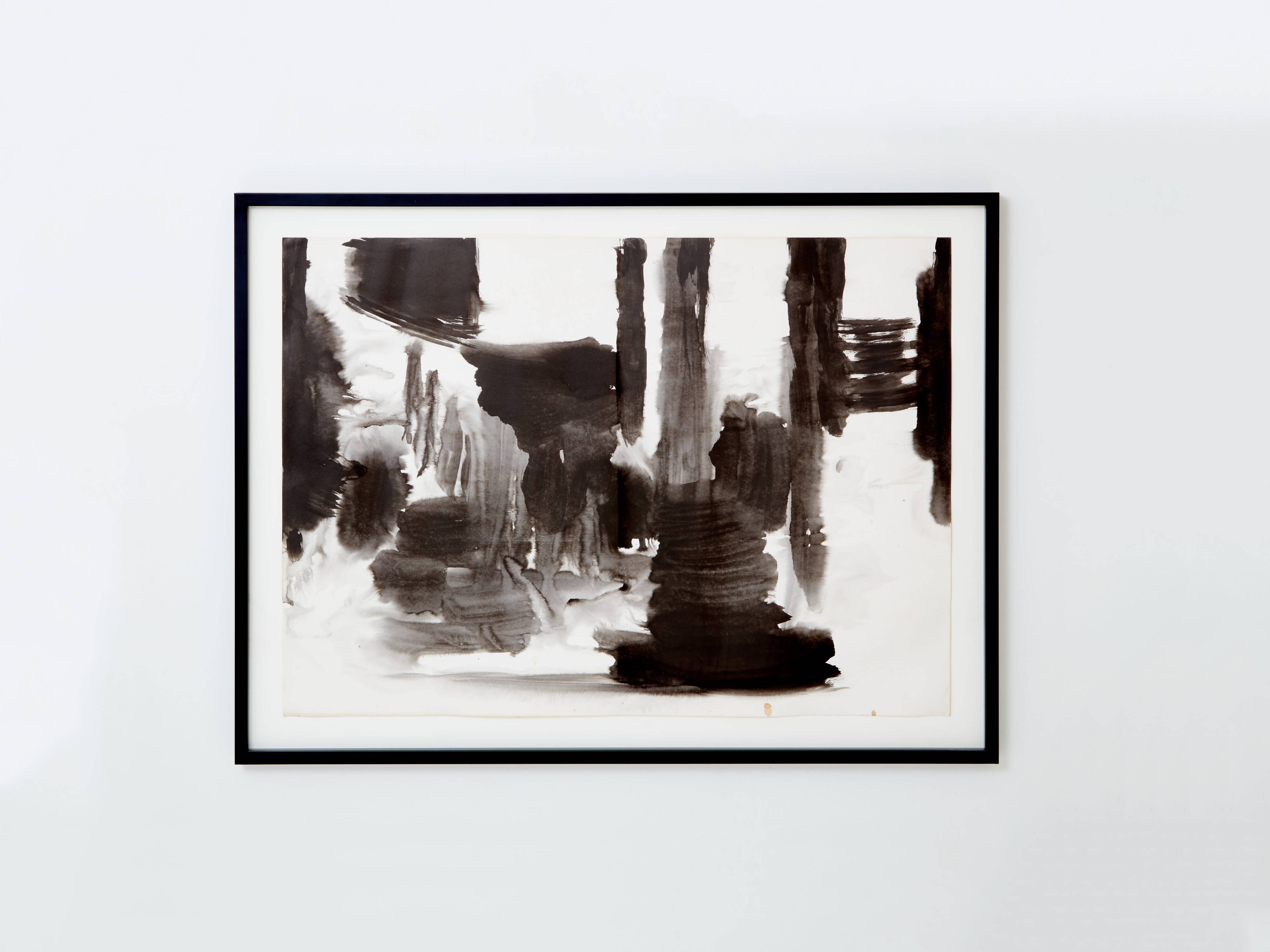 T'ang Haywen diptych ink on paper 1975