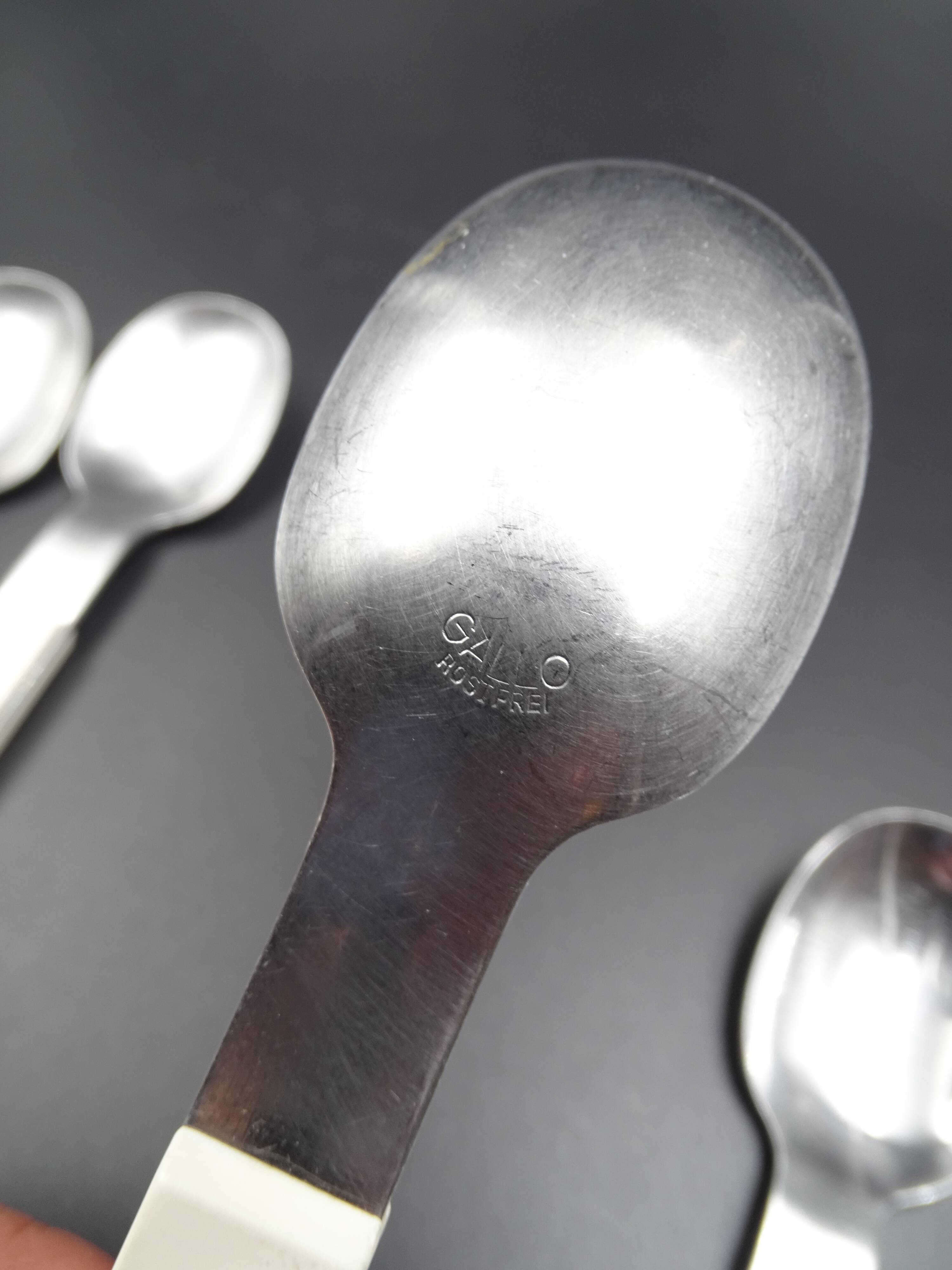Set of 6 vintage spoons of the brand Gallo - Rostfrei