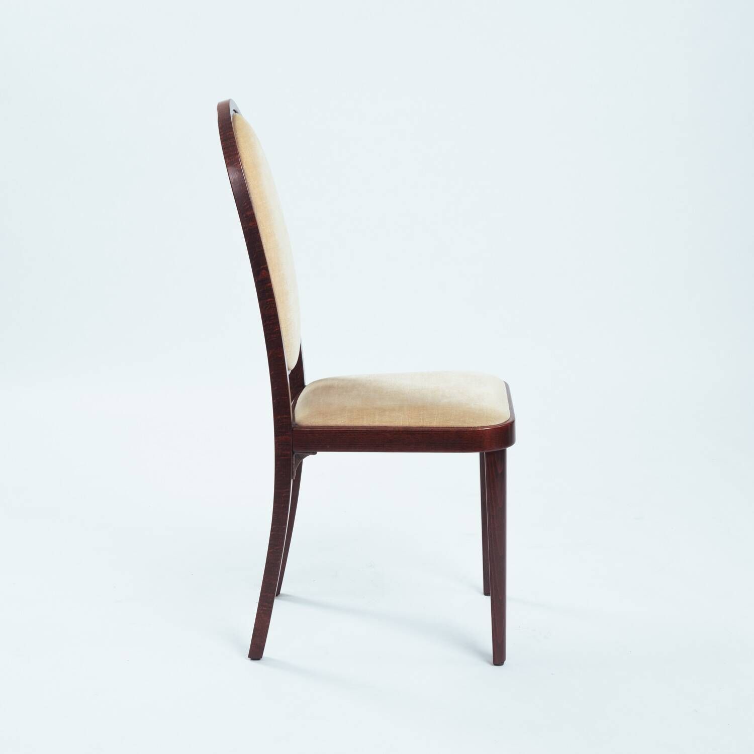 Thonet High Back Velvet Chairs No. 567 by Otto Prutscher