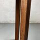 Wooden stool with marble top