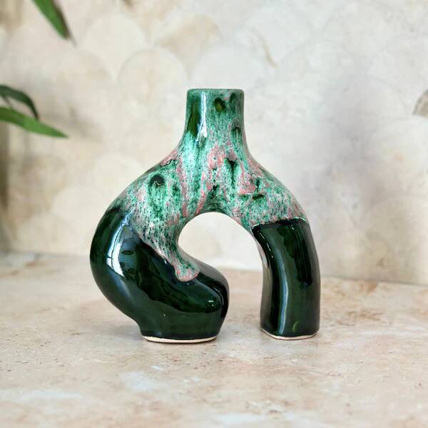 Adal mini varnished vase