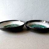 Pair of ceramic cups, signed Burkart, 50 years