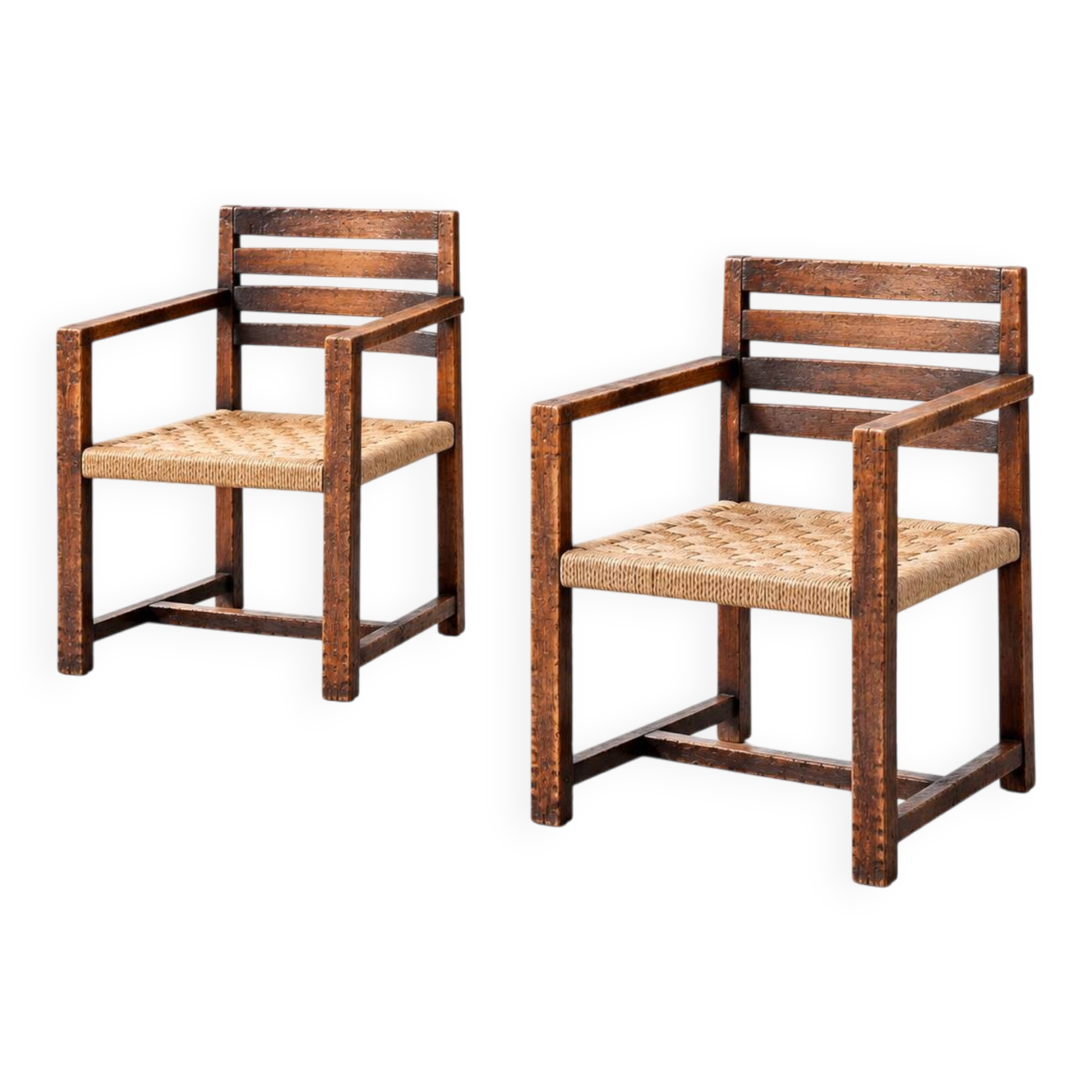 Modernist vintage armchairs (2 available)