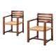 Modernist vintage armchairs (2 available)