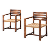 Modernist vintage armchairs (2 available)