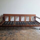 Vintage cubistic 3-seater sofa, 1970's