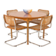 Vintage Italian Cesca chairs 1970s