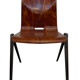 School chair brown