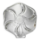 Large Vintage Cup • Crystal • Vannes-le-Châtel Workshops • 1970