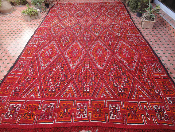 Berber carpet 385 x 221 cm