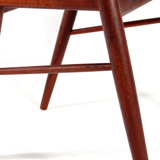 Fauteuil scandinave en bois 1960