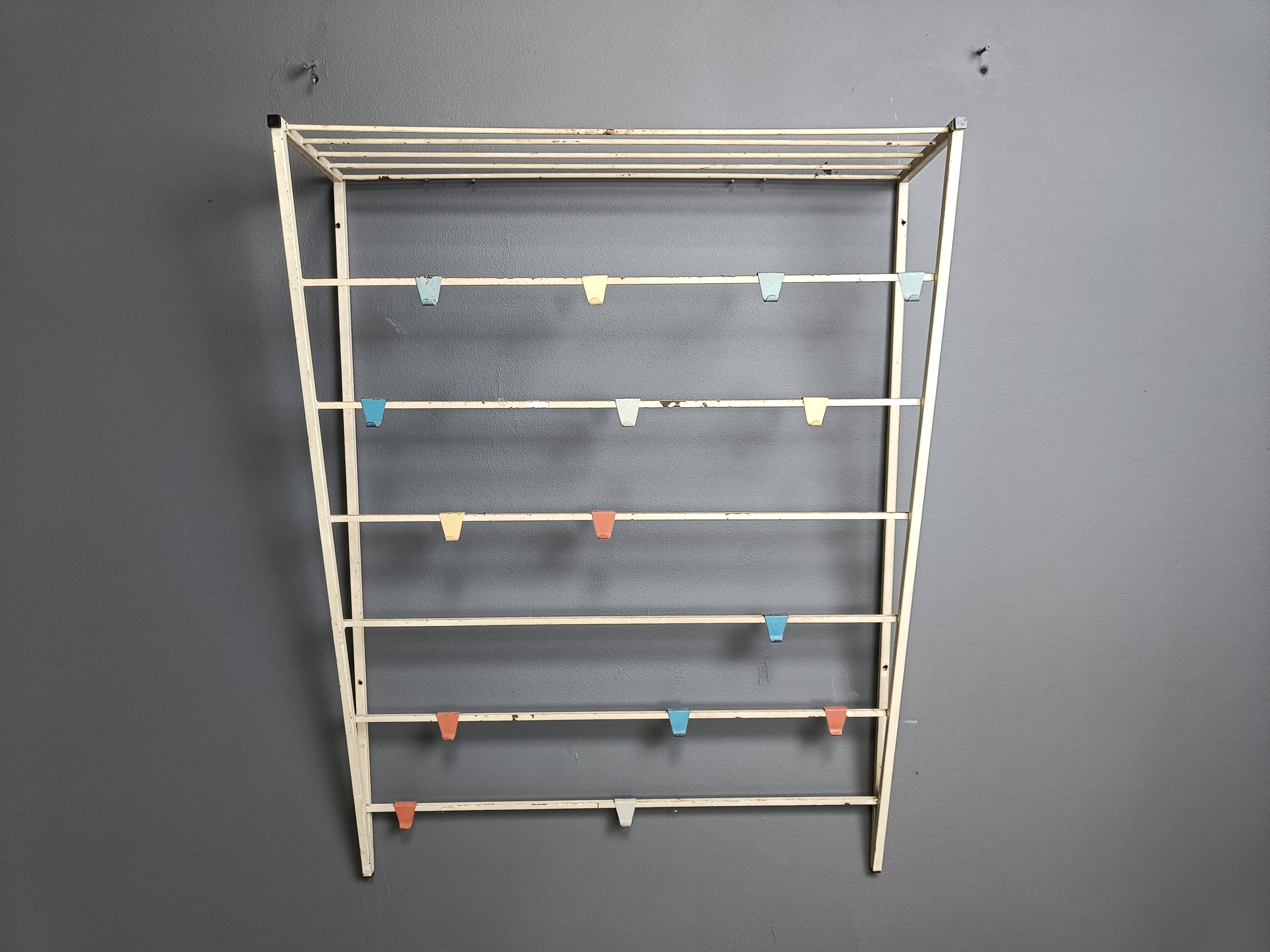 Vintage coat rack by Tjerk Reijenga for Pilastro, 1950s